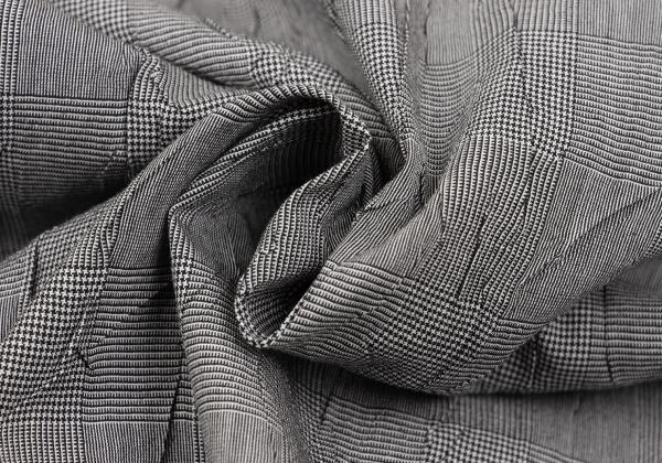 ISSEY MIYAKE MEN Glen Check Wrinkle Pleat Shirt Gray Size 4