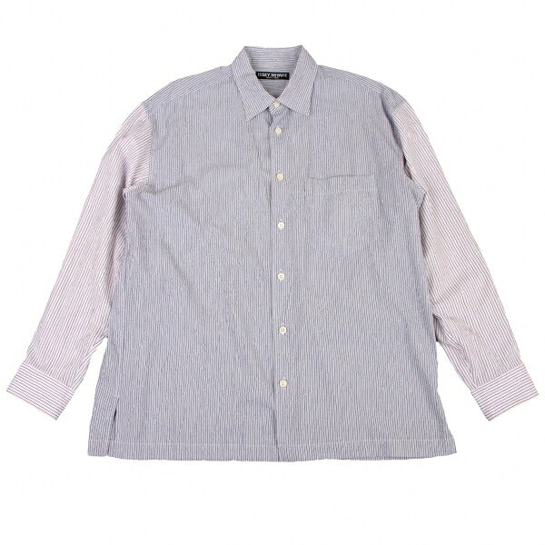 ISSEY MIYAKE MEN WHITE LABEL Paneled Shirt Blue Size 3