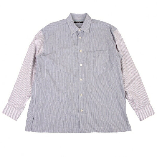 ISSEY MIYAKE MEN WHITE LABEL Paneled Shirt Blue Size 3