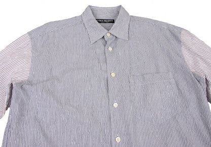 ISSEY MIYAKE MEN WHITE LABEL Paneled Shirt Blue Size 3