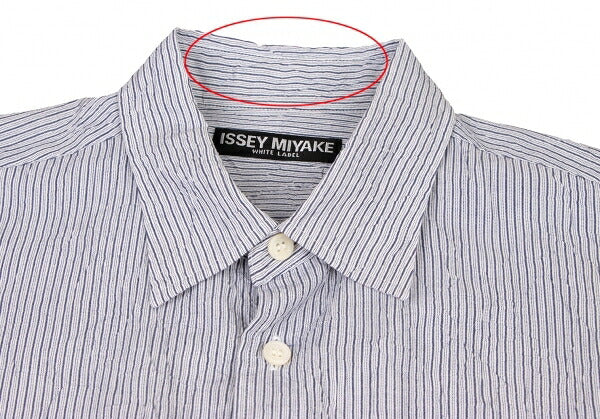 ISSEY MIYAKE MEN WHITE LABEL Paneled Shirt Blue Size 3