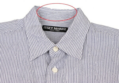 ISSEY MIYAKE MEN WHITE LABEL Paneled Shirt Blue Size 3
