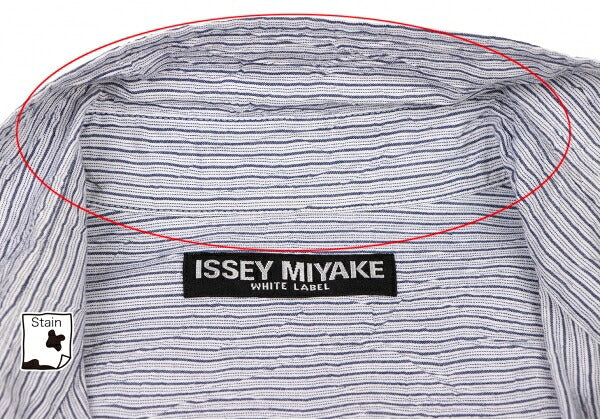 ISSEY MIYAKE MEN WHITE LABEL Paneled Shirt Blue Size 3
