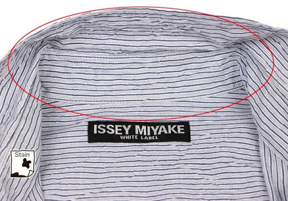 ISSEY MIYAKE MEN WHITE LABEL Paneled Shirt Blue Size 3
