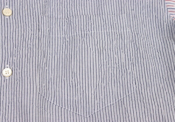 ISSEY MIYAKE MEN WHITE LABEL Paneled Shirt Blue Size 3