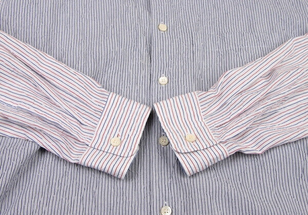 ISSEY MIYAKE MEN WHITE LABEL Paneled Shirt Blue Size 3