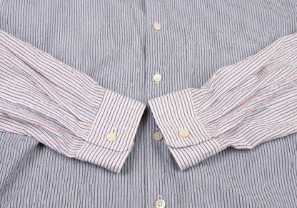ISSEY MIYAKE MEN WHITE LABEL Paneled Shirt Blue Size 3