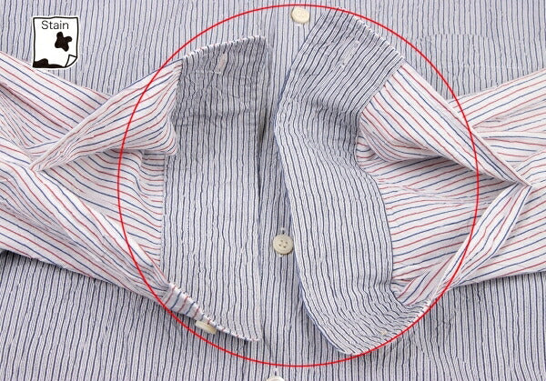 ISSEY MIYAKE MEN WHITE LABEL Paneled Shirt Blue Size 3