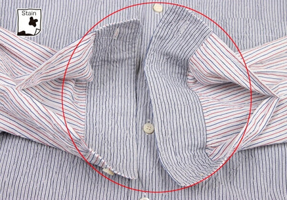 ISSEY MIYAKE MEN WHITE LABEL Paneled Shirt Blue Size 3