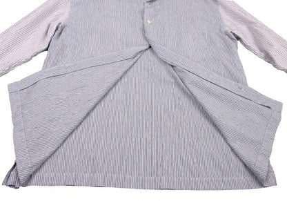 ISSEY MIYAKE MEN WHITE LABEL Paneled Shirt Blue Size 3