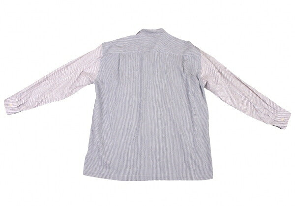 ISSEY MIYAKE MEN WHITE LABEL Paneled Shirt Blue Size 3