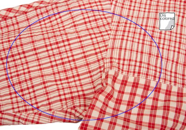 ISSEY MIYAKE MEN Multi Check Panel Shirt Red/Black Size 3