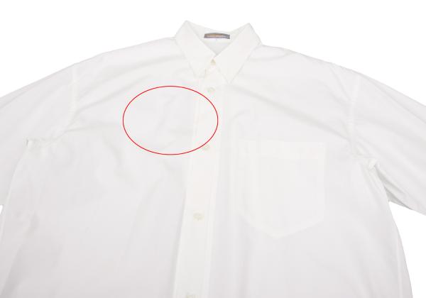 ISSEY MIYAKE MEN Contrasting Placket Shirt White Size L