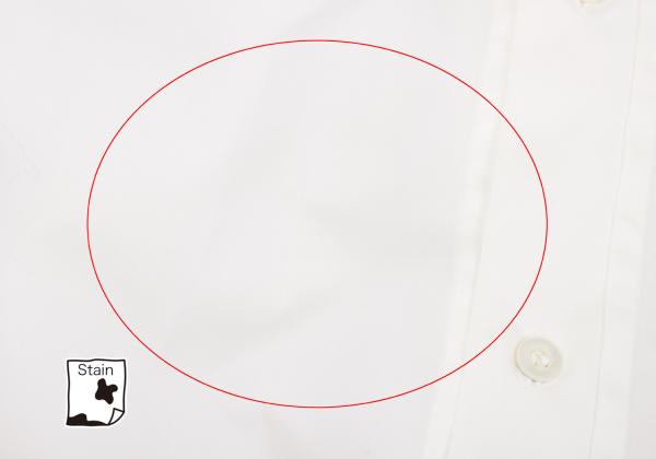 ISSEY MIYAKE MEN Contrasting Placket Shirt White Size L