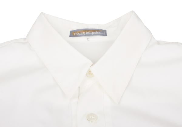 ISSEY MIYAKE MEN Contrasting Placket Shirt White Size L
