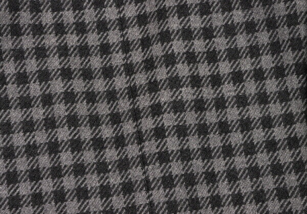 GIVENCHY Wool Check Buttonless Short Jacket Gray Size 8