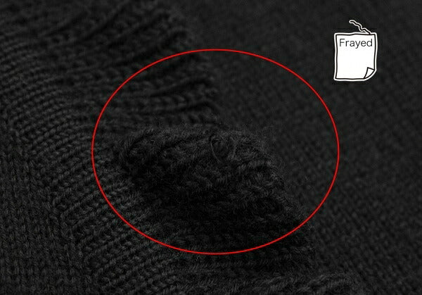 GIVENCHY Wool Ruffle Long Cardigan Black Size M
