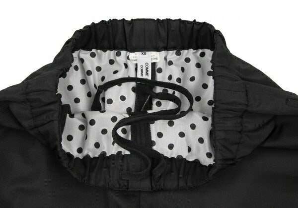COMME des GARCONS Poly Dot Elastic Waist Pants Black Size XS