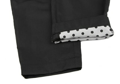 COMME des GARCONS Poly Dot Elastic Waist Pants Black Size XS