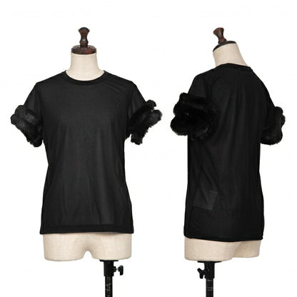 COMME des GARCONS Sheer Sleeve Fake T-Shirt Black Size XS