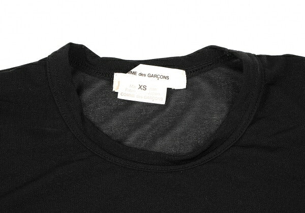 COMME des GARCONS Sheer Sleeve Fake T-Shirt Black Size XS