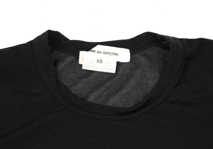 COMME des GARCONS Sheer Sleeve Fake T-Shirt Black Size XS