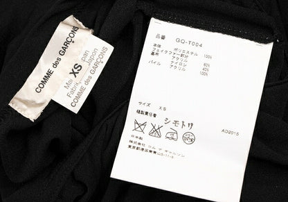 COMME des GARCONS Sheer Sleeve Fake T-Shirt Black Size XS