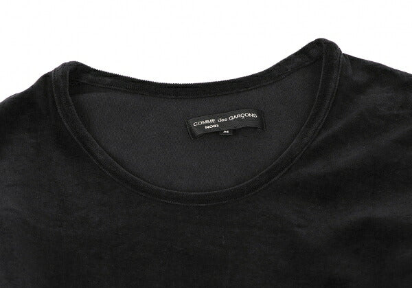 COMME des GARCONS NOIR Blue Velour Docking Tunic Blouse Size M