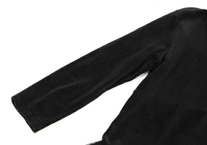 COMME des GARCONS NOIR Blue Velour Docking Tunic Blouse Size M