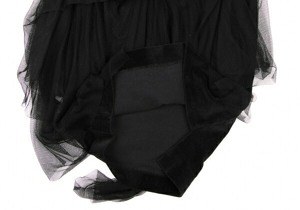 COMME des GARCONS NOIR Blue Velour Docking Tunic Blouse Size M