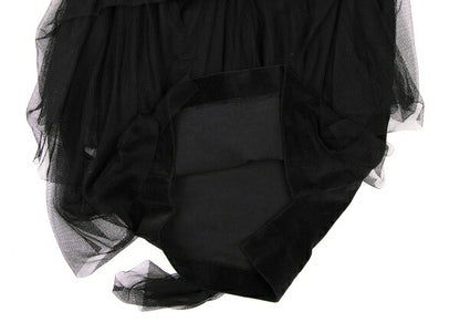 COMME des GARCONS NOIR Blue Velour Docking Tunic Blouse Size M