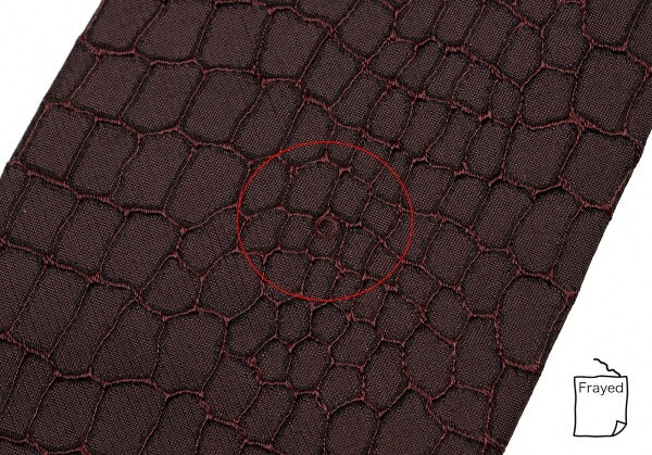 Jean Paul GAULTIER HOMME Crocodile Pattern Weave Tie Red