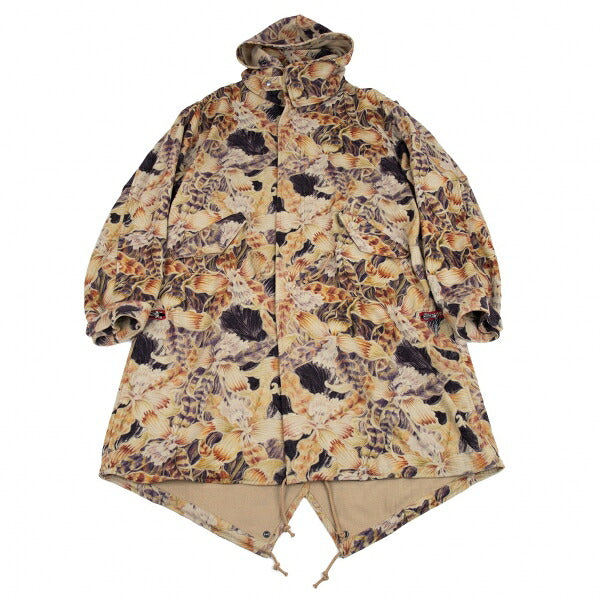 Yohji Yamamoto POUR HOMME Floral Wool Mods Coat Beige Size 4