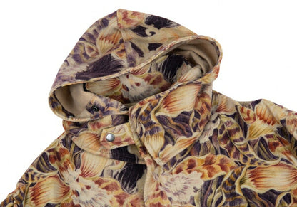 Yohji Yamamoto POUR HOMME Floral Wool Mods Coat Beige Size 4