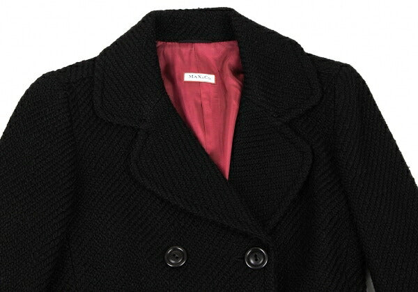 MAX&Co Acrylic Wool Double Knit Jacket Black Size 40