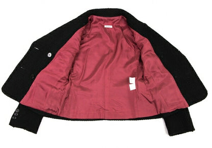 MAX&Co Acrylic Wool Double Knit Jacket Black Size 40