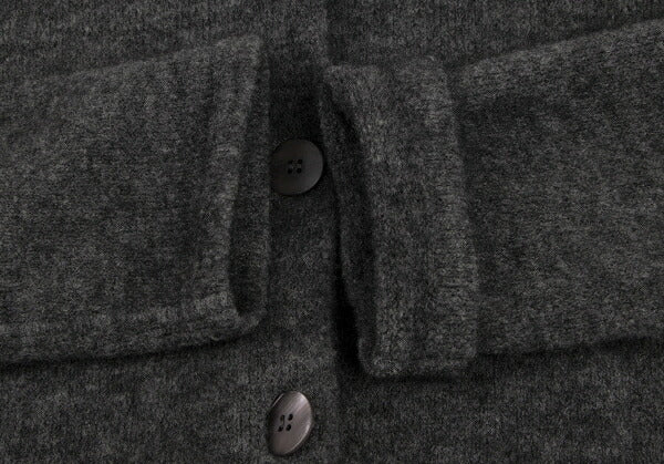 Max Mara Mohair Wool Knit Jacket Gray Size M
