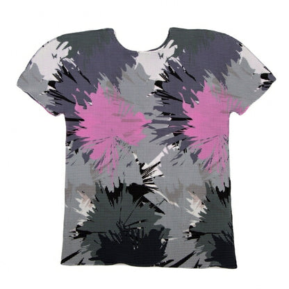 ISSEY MIYAKE me Splash Print Pleats T-Shirt Size F