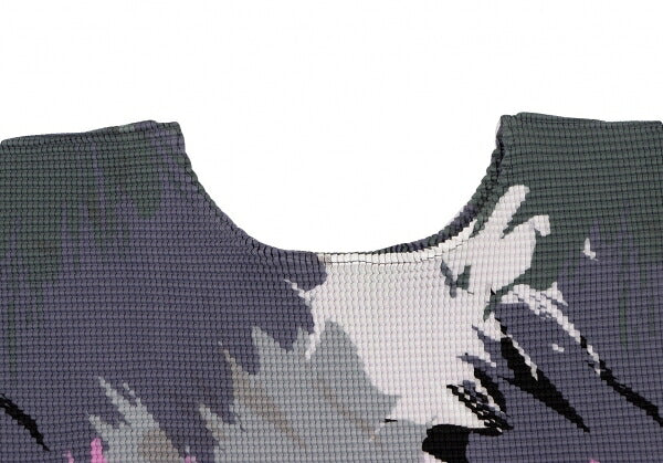 ISSEY MIYAKE me Splash Print Pleats T-Shirt Size F