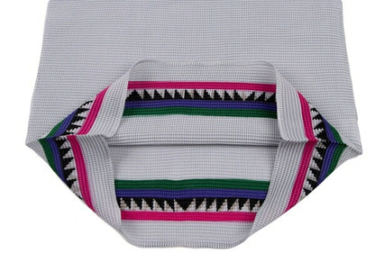 ISSEY MIYAKE me Print Stretch Pleats T-Shirt Gray Size F