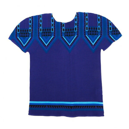 ISSEY MIYAKE me Printed Pleated T-Shirt Purple Size F