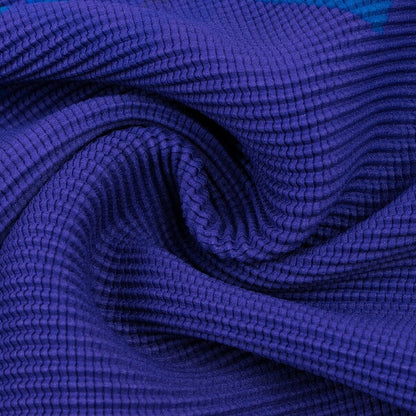 ISSEY MIYAKE me Printed Pleated T-Shirt Purple Size F