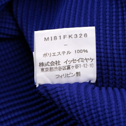 ISSEY MIYAKE me Printed Pleated T-Shirt Purple Size F