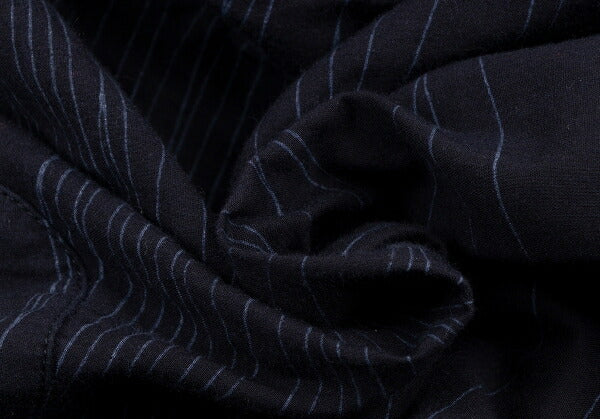 ISSEY MIYAKE MEN Cotton Random Stripe Pants Navy Size XL