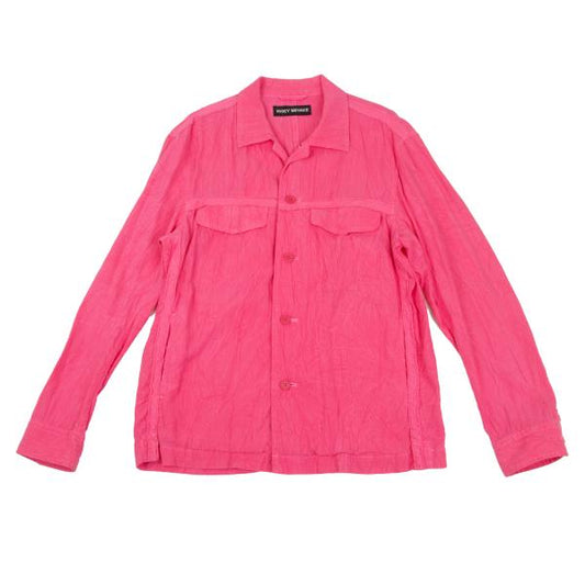 ISSEY MIYAKE MEN Wrinkle Cut-Off Tape Jacket Pink Size 3