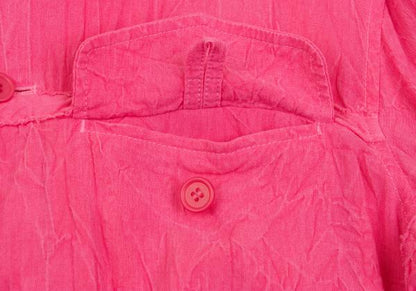 ISSEY MIYAKE MEN Wrinkle Cut-Off Tape Jacket Pink Size 3