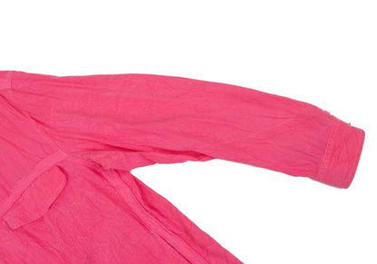 ISSEY MIYAKE MEN Wrinkle Cut-Off Tape Jacket Pink Size 3