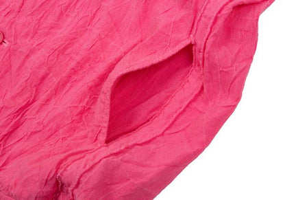 ISSEY MIYAKE MEN Wrinkle Cut-Off Tape Jacket Pink Size 3