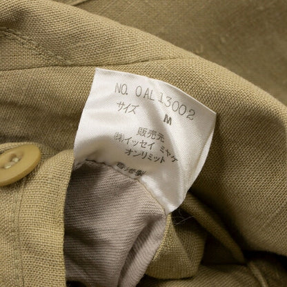 ISSEY MIYAKE MEN Linen Punching Stitch Jacket Beige Size M