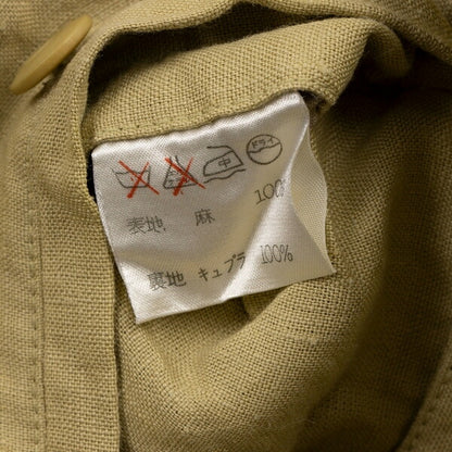 ISSEY MIYAKE MEN Linen Punching Stitch Jacket Beige Size M